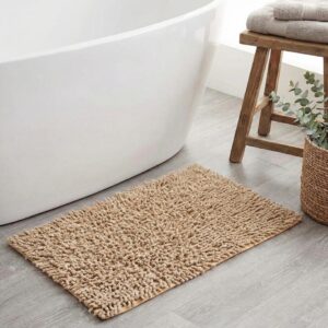 Alfrombra de baño de microfibra de chenille